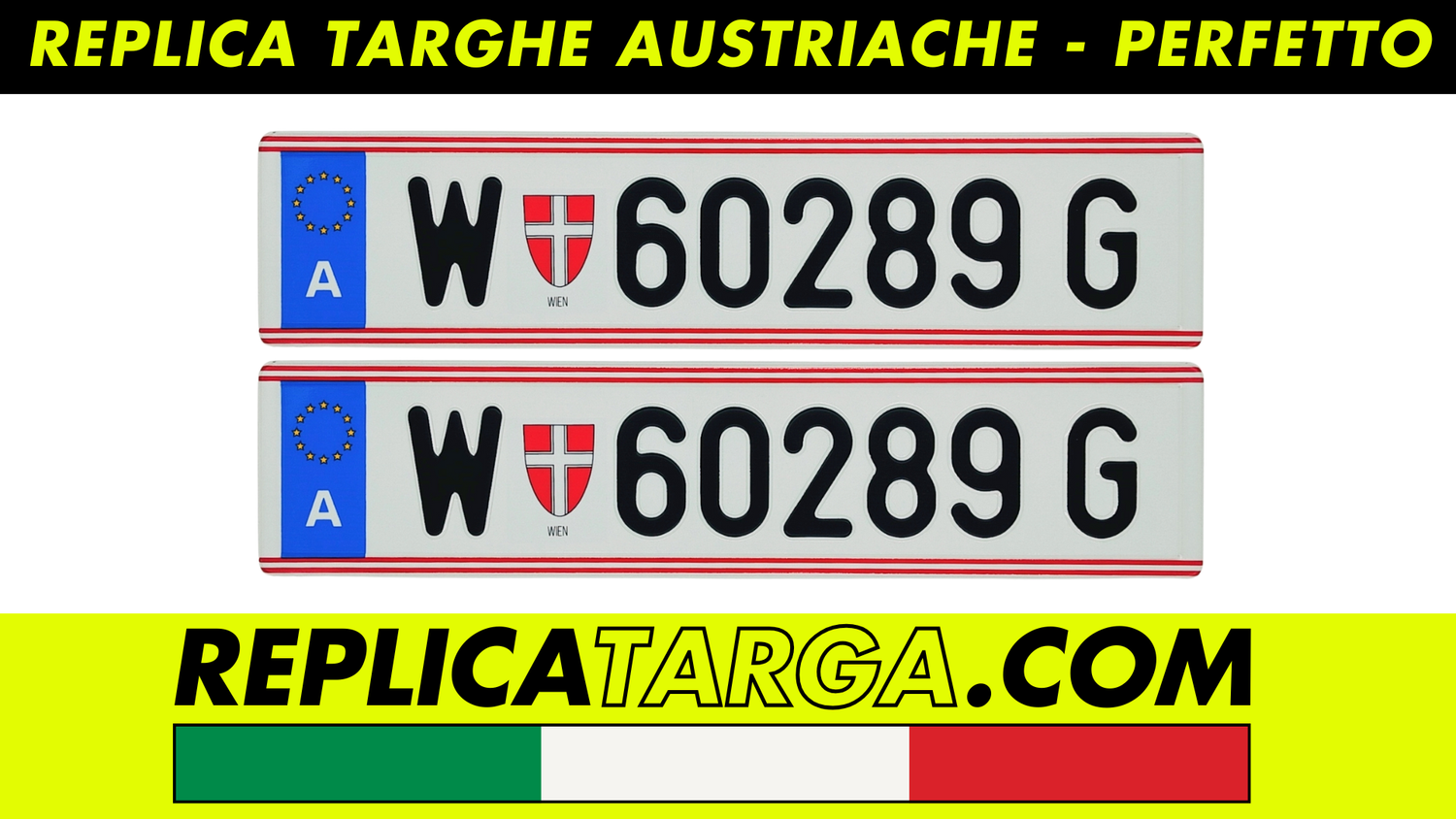 Replica Targhe Austriache