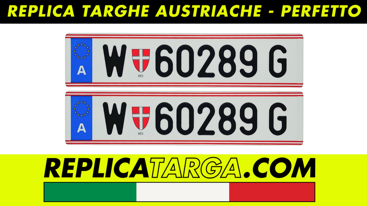 REPLICATARGA.COM | Targhe Italiane Personalizzate in Alluminio ...