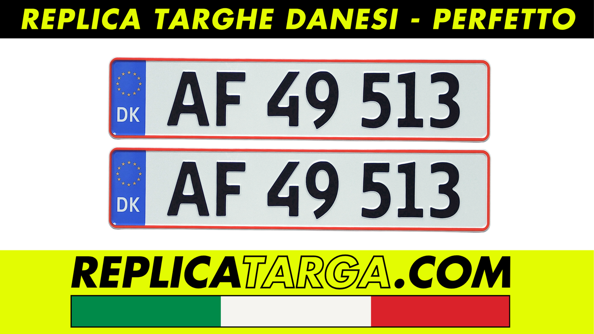 Replica Targhe Danesi
